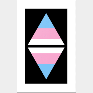 #nerfingwithpride Auxiliary Logo - Transgender Pride Flag Posters and Art